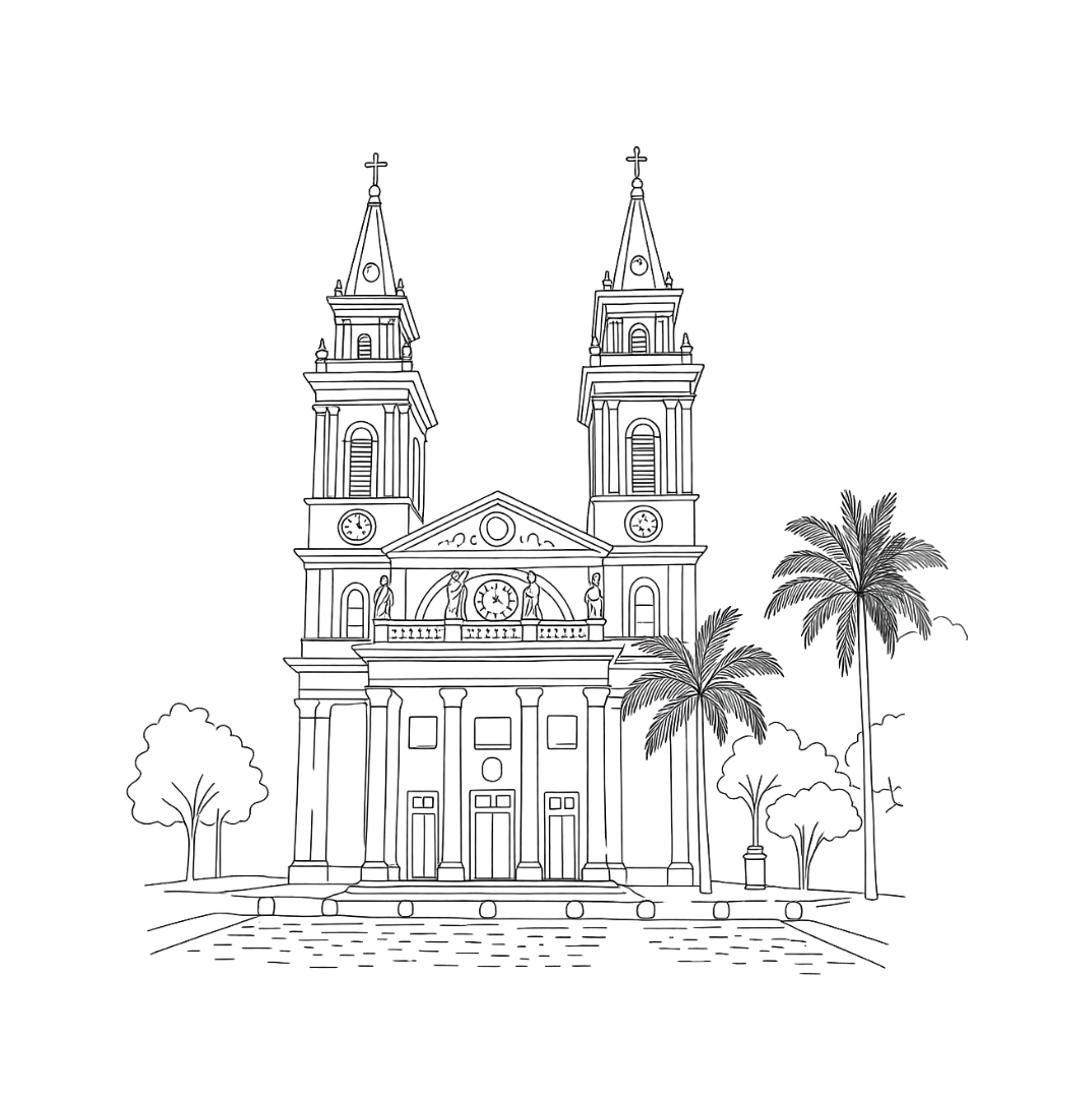 Ilustração em aquarela de casamento - 4